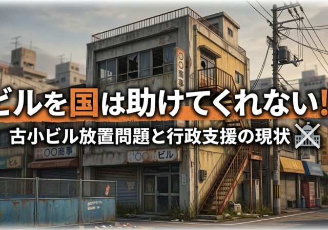 １２，ビルを国は助けてくれない⁉