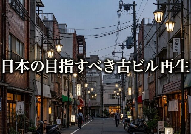 １８，日本が目指すべき古ビル再生の姿