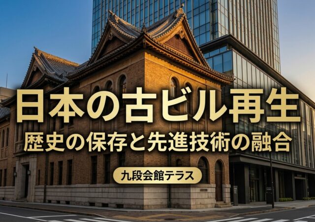 ２３，日本の古ビル再生『九段会館テラス（旧・九段会館）再生プロジェクト』