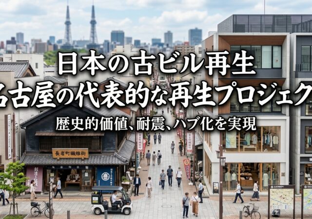 ２５，日本の古ビル再生『名古屋の代表的な再生プロジェクト』